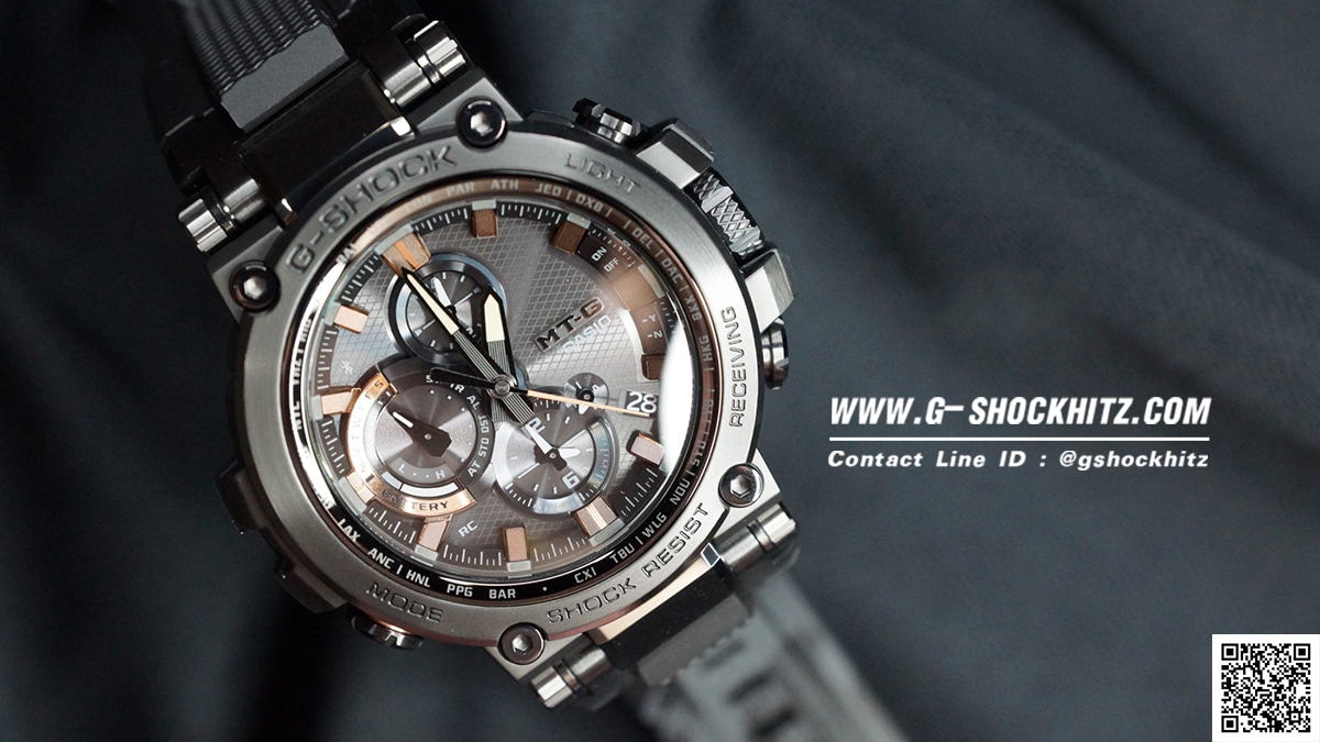 CASIO G-SHOCK นาฬิกาข้อมือ นาฬิกากันน้ำ นาฬิกาของแท้ ประกันศูนย์ CMG 1 ปี รุ่น MTG-B1000TJ-1A นาฬิกาสีดำ