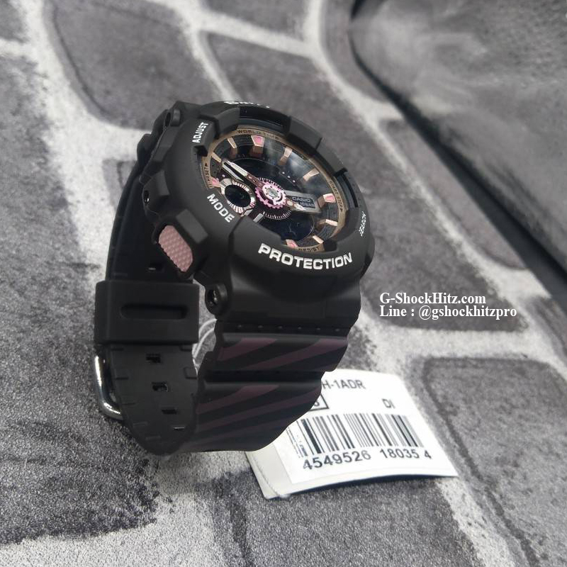 CASIO BABY-G นาฬิกาข้อมือ นาฬิกากันน้ำ นาฬิกาของแท้ ประกันศูนย์ CMG 1 ปี รุ่น BA-110CH-1A นาฬิกาสีดำ