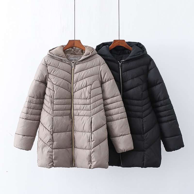 เสื้อกันหนาว เสื้อฮู้ดเฟอร์ บุนวมอุ่น สีแดง แบรนด์ INEXTENSO (padded puffer coat สำเนา