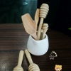 ไม้ตักน้ำผึ้ง (Wooden Dippers) ยาว 8 cm