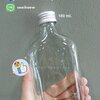 ขวดแก้วแบน 180 ml ขวดกาแฟ