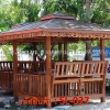 รหัสสินค้า : SL-02ึ7 : ศาลาไม้ทรงบาหลีแบบมีระแนง ขนาด 2.00 X 2.00 X 3.00 เมตร