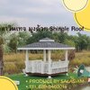 ศาลาวินเทจมุงด้วย Shingle Roof