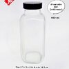 ขวดเครื่องดื่ม สี่เหลี่ยมสูง 460 ml พรีเมี่ยม