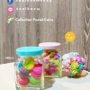 ขวดแก้ว ฝาสีหวาน สีพาสเทล
