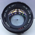CANON FD LENS 50MM. F1.4S.S.C