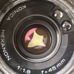 KONICA HEXANON 45MM.F1.8 NEX MONT