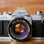 CANON AV1 CANON LENS FL 50MM.F1.8