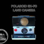 POLAROID SX-70 LAND CAMERA SONAR AUTO FOCUS