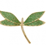 เข็มกลัดติดเสื้อ เข็มกลัดฝังเพชร CZ AAA เข็มกลัด แมงปอ สีสันสดใส สีชมพู เขียว น้ำเงิน ทอง เข็มกลัดแต่งเสื้อ สวย ๆ 954852