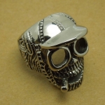 แหวน Stainless Steel แท้ แหวนผู้ชาย แนว ร็อค พั้งค์ แหวนเงิน รูป หัวกะโหลก แนว Retro แหวนเท่ ๆ หายาก ของขวัญให้แฟน เก๋ ๆ 455159