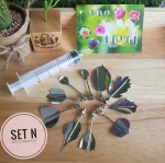 ชุดหัวเข็ม ทำ Jelly 3D เซท N (10 หัว พร้อมเข็ม)