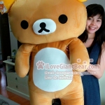 ตุ๊กตา ริลัคคุมะ Rilakkuma ไซค์ใหญ่ ขนาด 120 เซ็นติเมตร ราคาพิเศษ พร้อมส่ง
