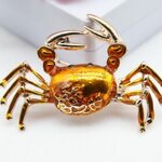 เข็มกลัด ติดเสื้อ เข็มกลัด รูปปู ตกแต่งเสื้อผ้า แบบสวย ดีไซน์เก๋ ของขวัญ ของที่ระลึก ร้านอาหาร 186756