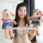 Couple Bear น้องหมีใส่เสื้อสเวตเตอร์ Size M ขนาด 40 CM ซื้อเป็นคู่ ราคาพิเศษ