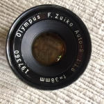 OLYMPUS F. Zuiko Auto-S 38mm. F1.8 Pen F Mount