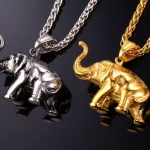สร้อยทอง สร้อยเงิน สร้อยคอ ทอง และ เงิน ลายโซ่ทอง สร้อยคอห้อย จี้ ช้างไทย ของขวัญพิเศษ แบบไทย ๆ ของขวัญให้แฟน ต่างชาติ เสริมสร้างความน่าเกรงขาม 557856