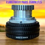 P.ANGENIEUX PARIS 35MM.F1.5 MODIFIED M4/3 MOUNT