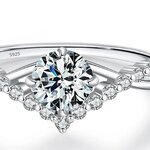 แหวนเพชร ผู้หญิง แหวนเพชร ขอแต่งงาน ลายเพชรมงกุฎ ดีไซน์ สวยหรู ไม่เว่อร์จนเกินไป แหวนเพชรสวย ๆ 839755