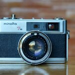 MINOLTA HI-MATIC 7S MINOLTA ROKKOR-PF45MM.F1.8