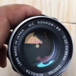 MINOLTA MC ROKKOR-PF 55MM. F1.7 MD MOUNT