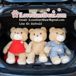 ตุ๊กตาหมี TED จากหนังเรื่อง TED หมีไม่แอ๊บ แสบได้อีก ไซค์ใหญ่ 60cm