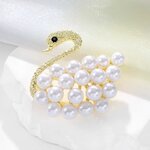 เข็มกลัด หงส์ ไข่มุก ทั้งตัว เข็มกลัดฝังเพชร ติดหน้าอกเสื้อ รูปหงส์ แบบสวย ผู้ใหญ่ ใส่สวย ดูหรูหรา 973971