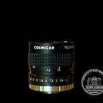COSMICAR TELEVISION LENS 50MM.F1.4 C MOUNT