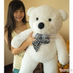 ตุ๊กตาหมีตัวใหญ่ สีขาว (ตากลม) ขนาด 1.2 เมตร ขนนิ่มมาก (ตัวใหญ่)