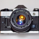 CANON AE1 PROGRAM CANON LENS FD 50MM. F1.8S.C