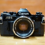 CANON AE-1 CANON LENS FD 50MM.F1.8 SILVER