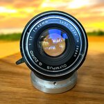 OLYMPUS G.ZUIKO 42MM.F1.7 MODIFIED M39 MOUNT