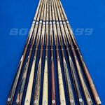 [MB07] ไม้คิว 2ท่อน จำปาแหลม 5 จำปา (ป้ายขาว)