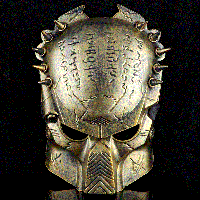 หน้ากาก predator Mask ทอง