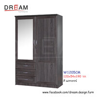 ตู้เสื้อผ้า W1205CM สีแอชบราวน์