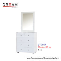 โต๊ะเครื่องแป้ง DT0804 สีขาว