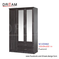 ตู้เสื้อผ้า W1204M2 สีแอชบราวน์