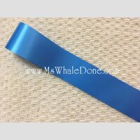 สีที่3. ฟ้า ขนาด6×200 ซม. ผ้ามันเงา ปลายหางปลาตัดออกได้ ผ้าไม่รุ่ย