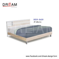 เตียง B509-B609 สีโซลิด/ขาว