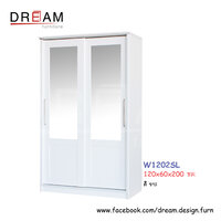ตู้เสื้อผ้า W1202SL สีขาว