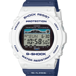 CASIO G-SHOCK นาฬิกาข้อมือ นาฬิกากันน้ำ นาฬิกาของแท้ ประกันศูนย์ CMG 1 ปี รุ่น GWX-5700SS-7 นาฬิกาสีขาว