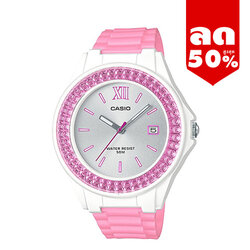 CASIO นาฬิกาคาสิโอ นาฬิกาข้อมือ นาฬิกากันน้ำ นาฬิกาของแท้ ประกันศูนย์ CMG 1 ปี รุ่น LX-500H-4E3 นาฬิกาสีชมพู