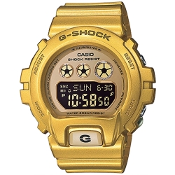 CASIO G-SHOCK นาฬิกาข้อมือ นาฬิกากันน้ำ นาฬิกาของแท้ ประกันศูนย์ CMG 1 ปี รุ่น GMD-S6900SM-9D นาฬิกาสีทอง