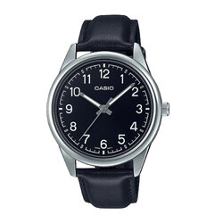 CASIO นาฬิกาคาสิโอ นาฬิกาข้อมือ นาฬิกากันน้ำ นาฬิกาของแท้ ประกันศูนย์ CMG 1 ปี รุ่น MTP-V005L-1B4 นาฬิกาสีดำ