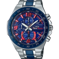 CASIO EDIFICE นาฬิกาข้อมือ นาฬิกากันน้ำ นาฬิกาของแท้ ประกันศูนย์ CMG 1 ปี รุ่น EFR-564TR-2A นาฬิกาสีน้ำเงิน