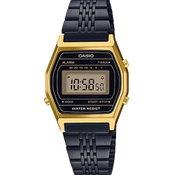 CASIO นาฬิกาคาสิโอ นาฬิกาข้อมือ นาฬิกากันน้ำ นาฬิกาของแท้ ประกันศูนย์ CMG 1 ปี รุ่น LA690WGB-1D นาฬิกาสีดำ