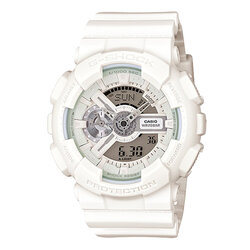 CASIO G-SHOCK นาฬิกาข้อมือ นาฬิกากันน้ำ นาฬิกาของแท้ ประกันศูนย์ CMG 1 ปี รุ่น GA-110BC-7A นาฬิกาสีขาว