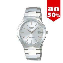 CASIO นาฬิกาคาสิโอ นาฬิกาข้อมือ นาฬิกากันน้ำ นาฬิกาของแท้ ประกันศูนย์ CMG 1 ปี รุ่น MTP-1170A-7A นาฬิกาสีเงิน