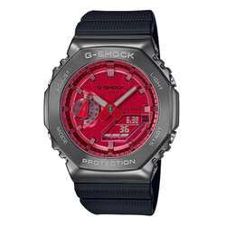 CASIO G-SHOCK นาฬิกาข้อมือ นาฬิกากันน้ำ นาฬิกาของแท้ ประกันศูนย์ CMG 1 ปี รุ่น GM-2100B-4A นาฬิกาสีแดง