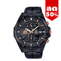 CASIO EDIFICE นาฬิกาข้อมือ นาฬิกากันน้ำ นาฬิกาของแท้ ประกันศูนย์ CMG 1 ปี รุ่น EFR-556DC-1A นาฬิกาสีดำ